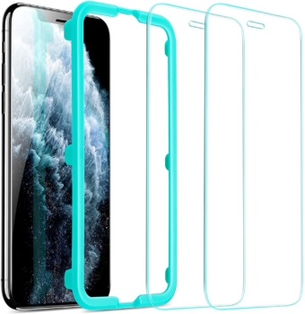 Protector de pantalla de vidrio templado ESR Premium para el iPhone 11 Pro Max y el iPhone XS Max, 2 piezas compatibles con el iPhone de 6,5 pulgadas 10