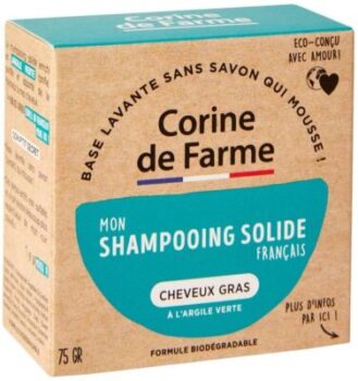 Champú - Corine de Farme - champú sólido para cabellos grasos 4