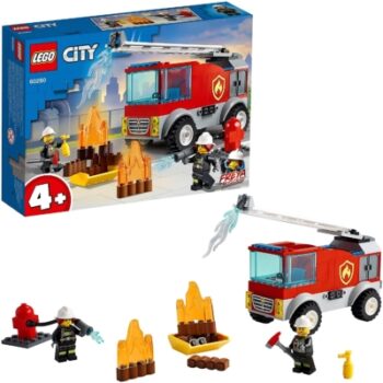 LEGO City 60280 - Camión de bomberos con escalera y minifiguras 16