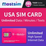 Mostsim - Tarjeta SIM T-Mobile USA 12