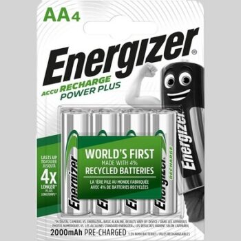Pilas recargables Energizer AA, Recharge Power Plus 2