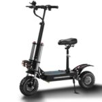 Scooter eléctrico plegable con asiento Gunai 10