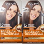 Kativa - Kit de alisado con queratina brasileña y aceite de argán 10