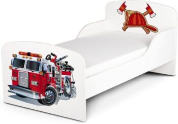 Leomark - Cuna para niños pequeños con diseño de bombero 8