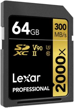 Tarjeta de memoria Lexar Professional 64GB SDXC 3