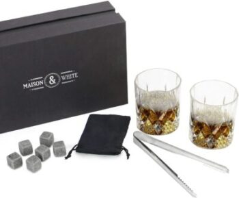Caja de regalo vaso de whisky - 2 vasos tradicionales 7