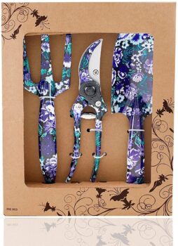 Juego de herramientas de jardinería de aluminio con impresión de Flora Guard 33