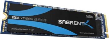 SSD M.2 NVME de 512 GB de Sabrent 4