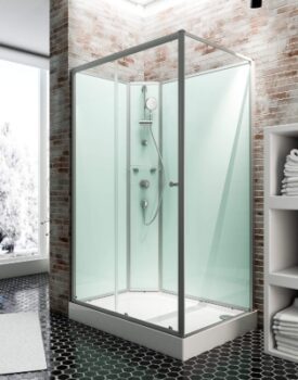 Cabina de ducha completa, Ibiza Schulte, 160 x 90 cm, apertura izquierda 7
