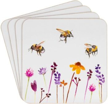 Juego de 4 posavasos de la colección Busy Bees de Shudehill Giftware 3
