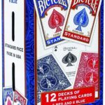 Bicycle - Juego de 12 barajas estándar de cartas azules y rojas: 11