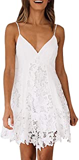 Jaysis sexy vestido blanco de verano bohemio 2