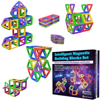 40 bloques de construcción magnéticos para niños de 2 a 7 años 35