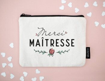 Bolsa de algodón "Merci maîtresse" - Manahia 28