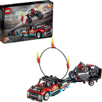 LEGO Technic 42106 - Camión y motocicleta de exhibición 76
