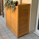 Cubierta de aire acondicionado de madera Pivert 10
