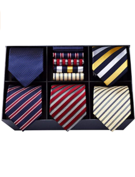 Conjunto de corbata y bolsa de seda - Hisdern 9