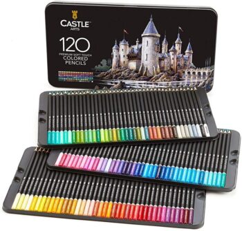 Castle Arts Lápices de colores para artistas - 120 piezas 6