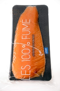 Leroy Seafood - Filete de salmón ahumado precortado 1