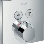 Hansgrohe - Mezclador termostático empotrado para ducha ShowerSelect 15763000 11