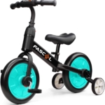 Fascol - Bicicleta para bebés con estabilizador 3 en 1 12