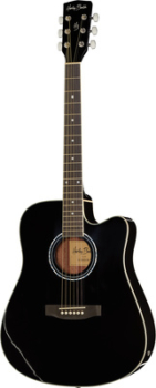 Harley Benton D-120CE BK - Guitarra acústica 2