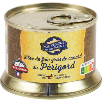 NUESTRAS REGIONES TIENEN TALENTO - Bloque de foie gras de pato IGP Sudoeste (130 g) 2