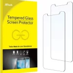 Protector de pantalla de vidrio templado de 2 piezas para iPhone 11 Pro MAX y iPhone XS MAX JETech 16