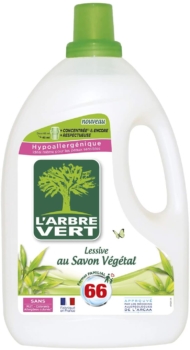 Detergente líquido con jabón vegetal L'ARBRE VERT 1