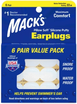 Mack's Pillow, tapones de silicona suave para los oídos 2