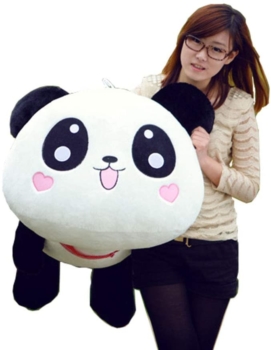 Panda de peluche redondo de 70 cm - YunNasi 21
