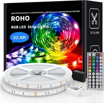 Roho - 10m SMD 5050 LED Ribbon con control remoto 61