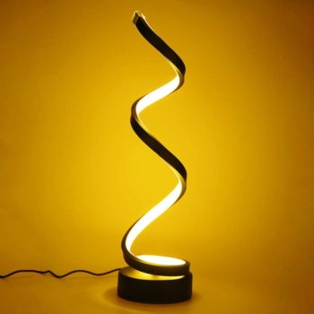Lámpara de mesa LED en espiral Elinkume 76