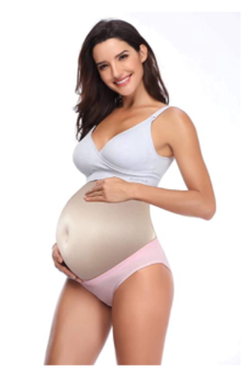 Bimei-Maternidad vientre de esponja transpirable, sin costuras 43