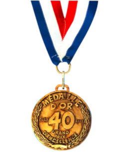 Medalla de Oro 40 años 60