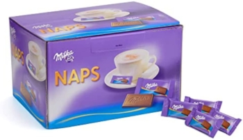 Napolitanas de chocolate con leche alpino Milka Naps 19