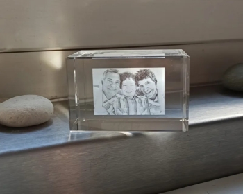 Prensa de papel grabado en vidrio Foto 12