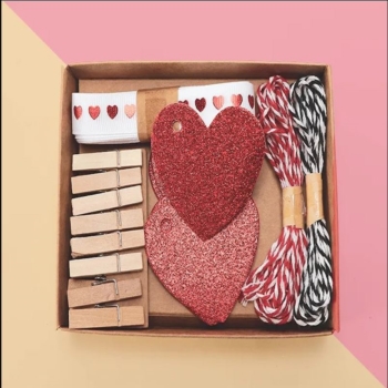 Kit de decoración para regalos - LOVE - DIY 53
