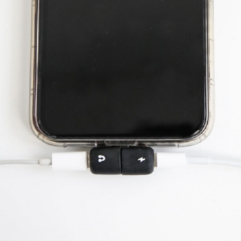 Adaptador mini iPhone 2 en 1 48