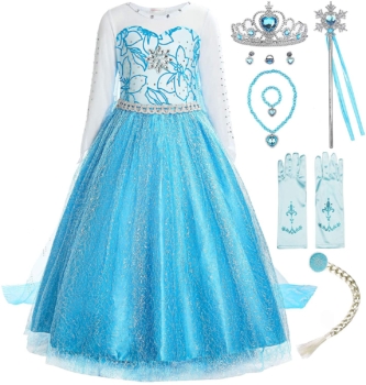 Vestido de princesa Elsa ReliBeauty 69