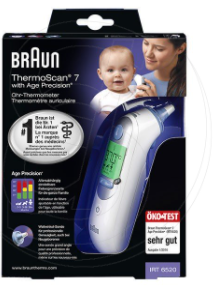 Termómetro electrónico Braun ThermoScan 7 1